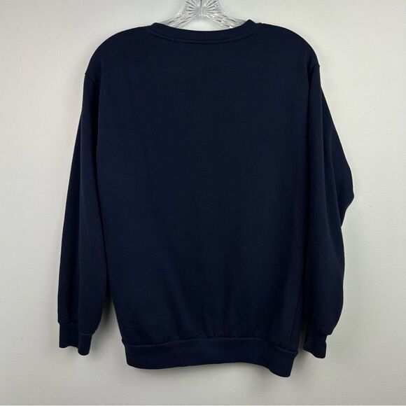 Disney Winnie the Pooh Navy Sweatshirt Chenille Lettering Vinyl Graphic XS 0-2 - Picture 14 of 16